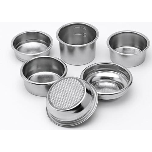 Coffee Filter Cup 51mm/54mm/58mm Non Pressurized Filter Basket For Breville Delonghi Filter Krups Coffee Products