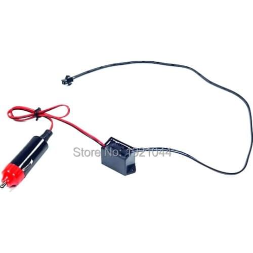 DC12V 5M with Cigar lighter EL wire inverter for loading 5meters EL wire or EL strip For toy/craft wedding and party Decoration
