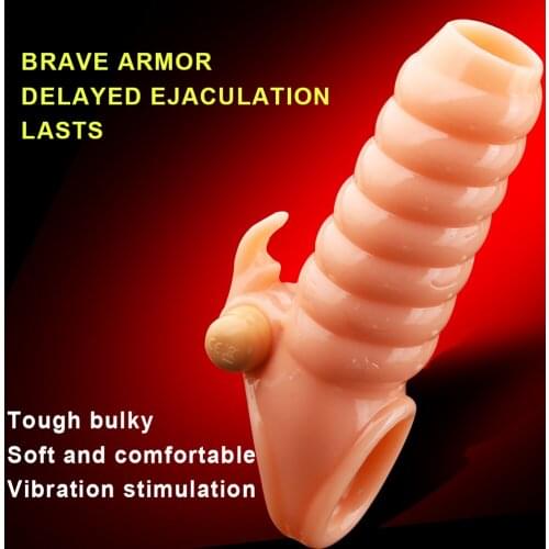 Long Large Cock Ring Vibrator Penis Ring for Penis Enlargement Delay Ejaculation On Penis Male Chastity Device Sex Toy for Men