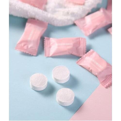 Travel Disposable Compressed kerchief Bath Towel Female Face Wash Makeup Remover Portable Cleansing