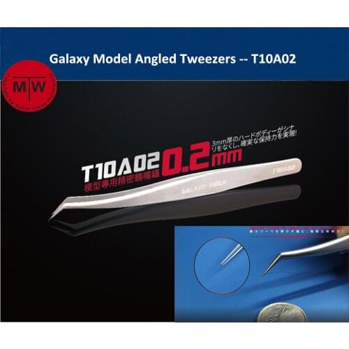 Galaxy Model T10A02 Curved Angled Tweezers Model Accessory Building Tool