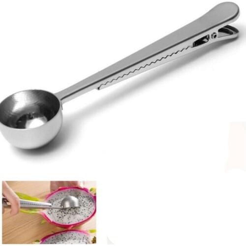 Hot New Stainless Steel Spoon Ground Coffee Craft Measuring Scoop Spoon Kitchen Accessories 2021 Kitchen Gadget