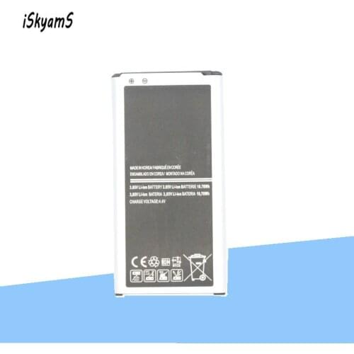 ISkyamS 1x 2800mAh EB-BG900BBE EB-BG900BBC Replacement Battery For Samsung Galaxy S5 SV I9600 G900A G900P G900T G900V