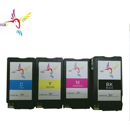 4pcs/Set Ink Cartridge 711 711XL For HP T120 T520 Printer 711xl Cartridge for Hp 711 Compatilbe Ink Cartiridge for Hp t120 t520