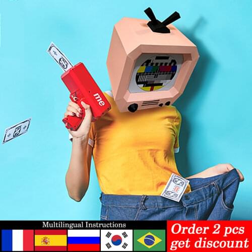 Creative Cute TV Series Mask Headgear Paper Model,3D Papercraft,Party Cosplay Prop,Handmade DIY Adult Origami Craft Toy RTY183