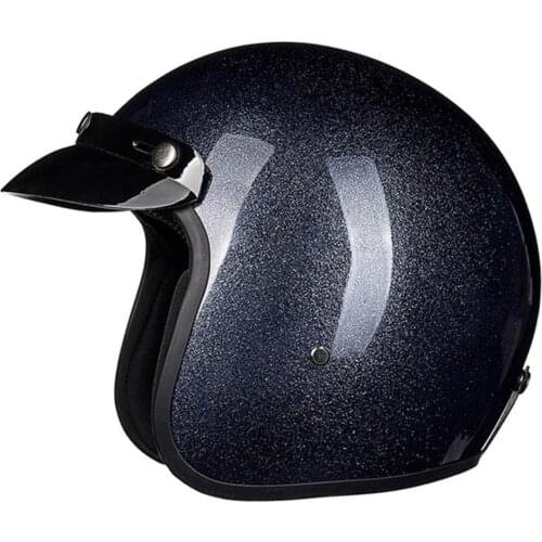 GXT retro motorbike helmet 3/4 Open Face motorcycle helmet Vintage style buckle Thin Shell Old Bike Style