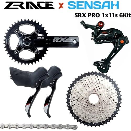 SENSAH SRX PRO 11s Road Bike Groupset R/L Shifter + Rear Derailleurs + crankset Cassette Chainwheel for gravel-bikes Cyclo-Cross