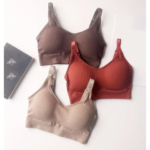 Underwear Women Gather No Steel Ring Lingerie Bra Tube Top Wrapped Chest Beauty Back Actival Cotton Breathable Thin Section