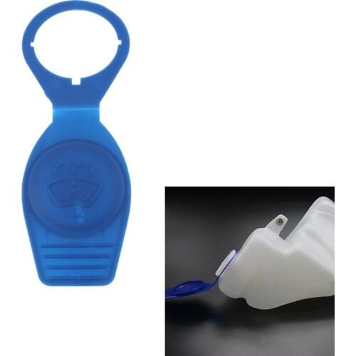 Windshield Washer Wiper Reservoir Bottle Tank Cap Lid Cover Blue