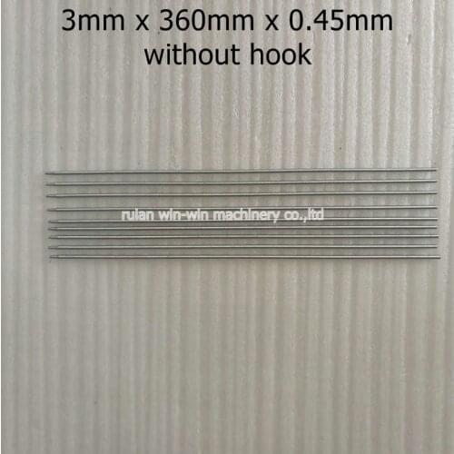 500pcs 3mm x 360mm x 0.45mm extension spring without hook for bag making machine