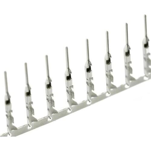 100PCS 2.54mm Dupont Jumper Wire Cable Housing Male Pin Connector Terminal