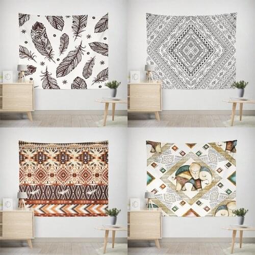 2020 Hot Sale Bohemian Polyester Tapestry Wall Hanging Bedspread Towel Tapestries Bedroom Decor Decor Wall CoverBeach Throw