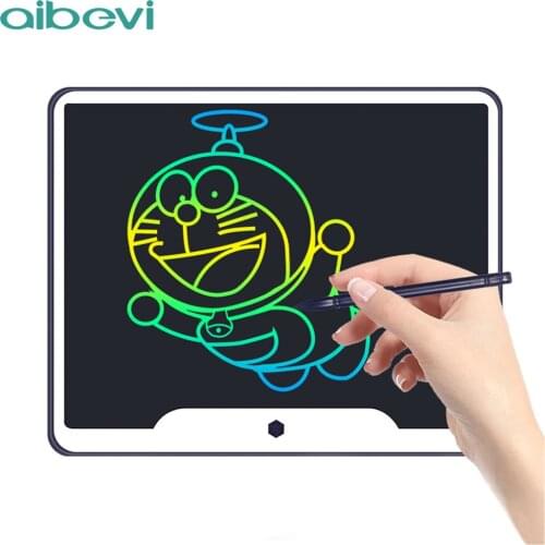 Aibevi LCD Writing Tablet 15 Inch Drawing Handwriting Pad Message Graphics Board Writing Board Lock Key One-Click for Child Gift