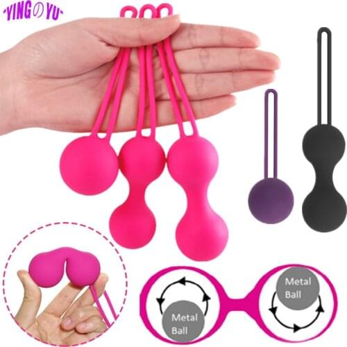 Safe Silicone Smart Ball Vibrator Jump Egg Magnetic Kegels Ball Vagina Tighten Exercise Machine Sex Toy for Women Adults Game