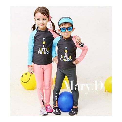 Bikini Girls Kids 2020 Child Swimsuit For Baby Clothing Female Swimwear Big Children Long Sleeve Sun Pants Large Boys Polyester