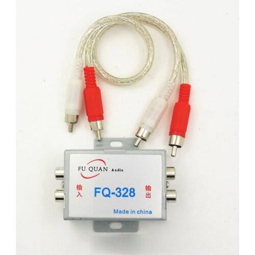 For DVD Stereos 12V Vehicle LOOP ISOLATOR Vehicle Car Audio Amplifier Amp Noise Filter 12V RCA Plug