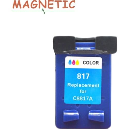 Magnetic color Ink cartridge For HP817 For HP 817 for HP DeskJet D1468 D2360 D2368 D2468 3538 3558 3658 3668 5168 5652 printer