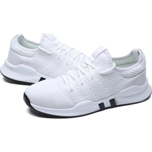 Hot Style Brand Men Casual Shoes Lightweight Sneakers Breathable White Men Shoes Black Fashion Tenis Masculino Zapatos Hombre