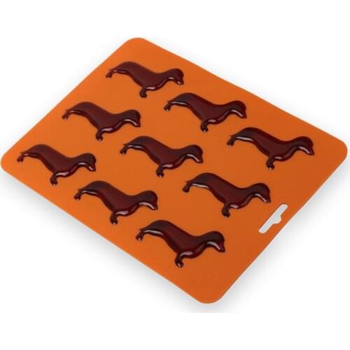 Dachshund Puppy Shaped Silicone Ice Cube Chocolate Cookie Mold DIY Home Ice Tray Kitchen Tools Kitchen Creative Dropshipping
