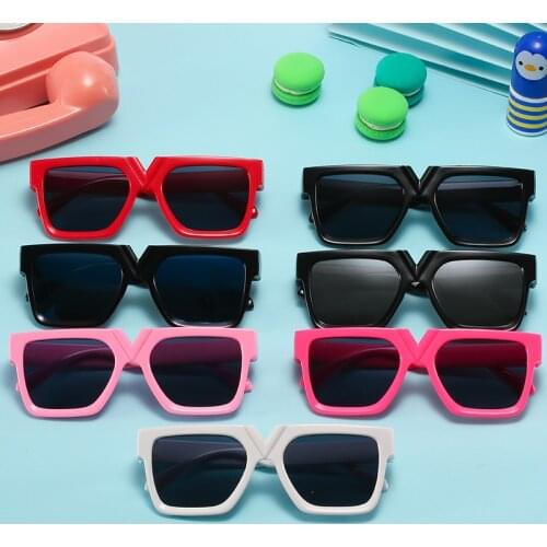 Square Kids Sunglasses Boys Retro Children Sun Glasses Girls Glasses Vintage Baby Eyeglasses Oculos Fashion Eyewear UV400