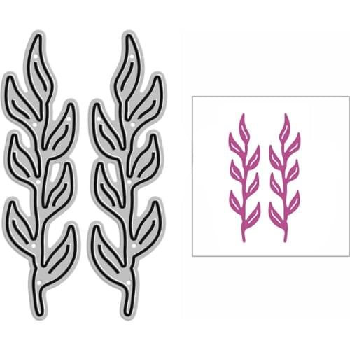 New Seaweed Grass Craft Embossing Mold 2021 Metal Cutting Dies for DIY Album Card Making and Scrapbooking Decorative No Stamps