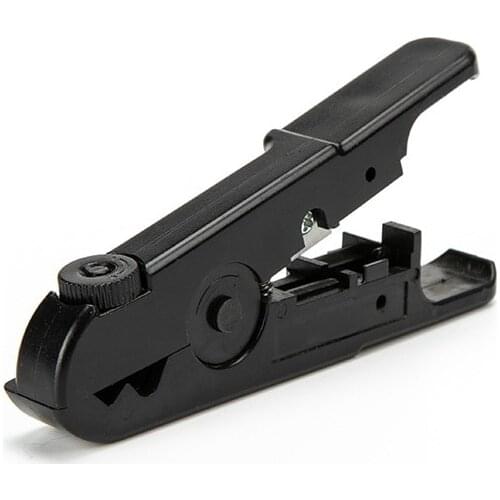 Black/gray UTP/STP network cable stripping pliers, coaxial cable stripping device, network stripping tool