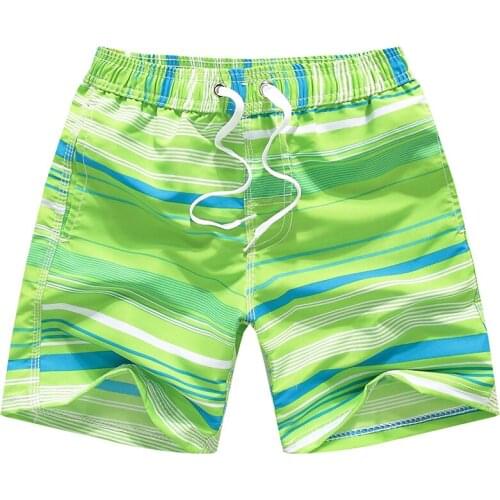 Boys Striped Print Beach shorts Childrens Water-Repellent Casual Pants For 2021 New Fashion Pants &T8