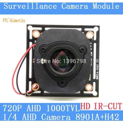 PU`Aimetis HD AHD 1000TVL surveillance camera module 4in1 8901A+H42 PCB Board PAL/NTSC Optional+HD IR-CUT dual-filter switch