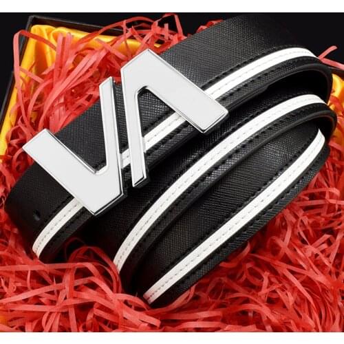 V designer belts mens High Quality Letter Casual Genuine fashion Waist Strap leather off White cintos masculinos ceinture homme