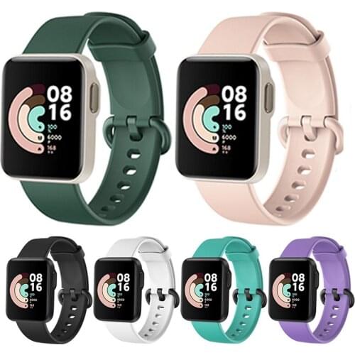 Silicone Strap For XiaoMi Mi Watch Lite Strap Replacement Sport watchband For XiaoMi Mi Watch Smart Watch Belt Wrist Strap