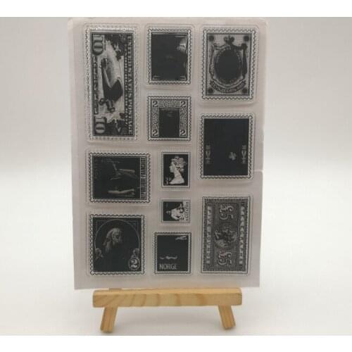 Character stamp transparent Silicone stencil for DIY Scrapbooking photo album decorative sheets
