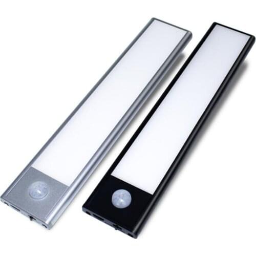 LED Under Cabinet Light PIR Motion Sensor Lamp Rechargeable Ultra thin Led Lights For kitchen Cabinets Closet Wardrobe lighting