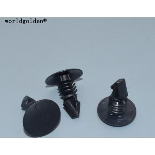 Worldgolden 100pcs auto fasteners Front Bumper Cover Retaining Clip for Nissan#01553-0170U(015530170U)