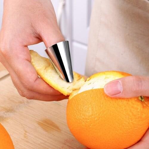 Finger Guard Protective Finger Hand Cut Hand Protector Knife Cut Finger Protection Tool Stainless Steel Kitchen Safety Tools