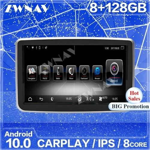 128G Touch Screen Android 10.0 Player For Benz A B CLA GLA G 2013 2014 2015 GPS Navigation Audio Radio Stereo Receiver Head Unit