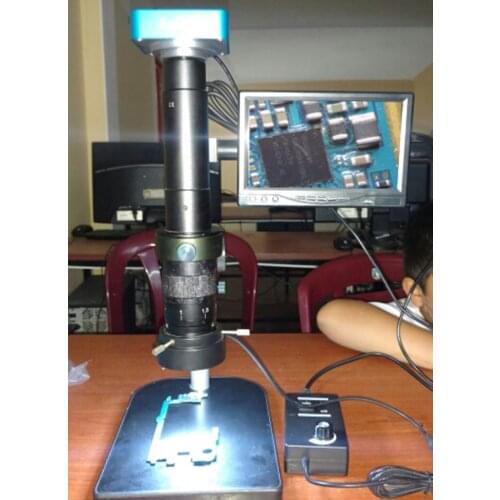 2019 Full HD 1080P 60FPS 2K 2100W 21MP HDMI USB Industrial Electronic Digital Video Microscope Camera For Phone CPU PCB Repair