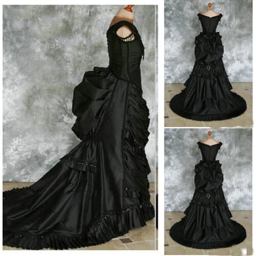 2021 new Victorian Gothic/Vintage Dress Halloween Theater dress Custom made SC-438