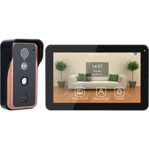 9 inch HD villa wireless video intercom doorbell app unlock intercom fingerprint smart home