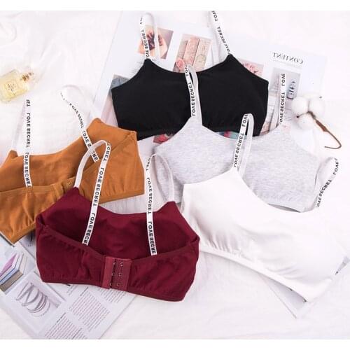Teenage Young Girls Bra Cotton Underclothes Bra for Girl Underwear Wireless Small Training Bra for Teens Girl Underwear Clothing