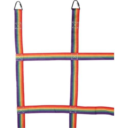 Kid Climbing Net Rope Ladder for Jungle Gyms Outdoor Treehouse Training