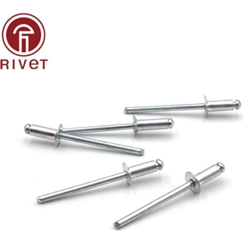 DIN 15978 Aluminum Iron Blind Rivet Pop Rivet Open Type Countersunk Head Blind Rivet High Quality 100/200