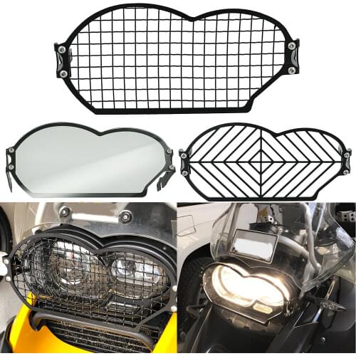 For BMW GS R 1200 R1200GS R1200GSA Adv R1200 GS Oil cooled 2004-2012 Motorcycle Headlight Guard Protector Transparent Lens Cover