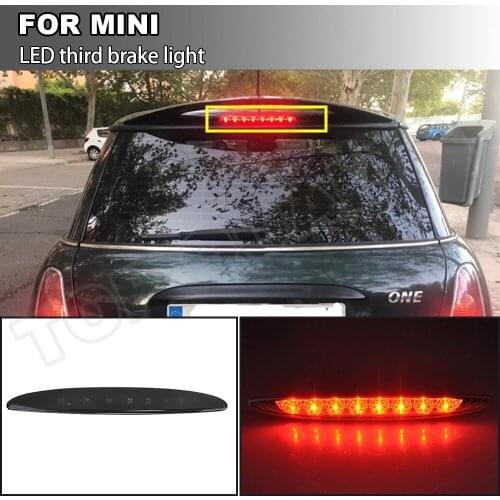 For Mini Cooper R50 R53 2002 2003 2004 2005 2006 Repalce OEM 63256935789 Red LED High Mount Third Brake Light Stop Brake Lamp