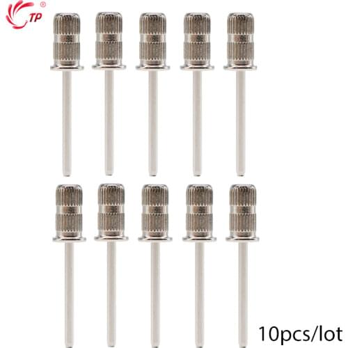 Electric Mandrel Holder Nail Art For Sanding Bands 180/120/80 Grit Gel Polish Remover Tool Accessory Nail Machine Nail Drill Bit