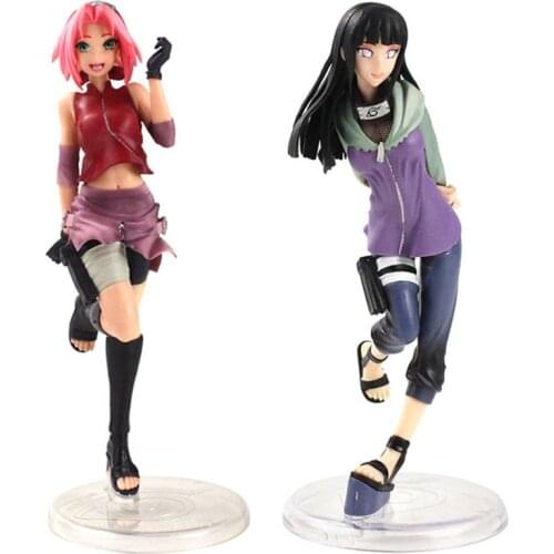 Naruto Shippuden Figure Anime Naruto Gals Swimsuit Ver. Splash Haruno Sakura Tsunade PVC Action Figure Toys