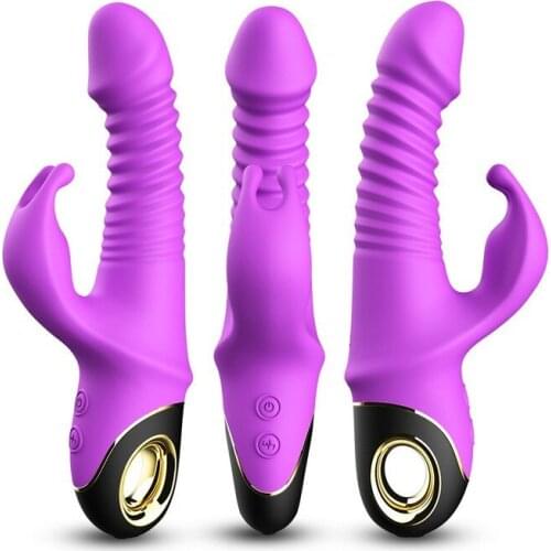 G Spot Dildo Rotating Rabbit Vibrator Vibrator for Women with 5 Strong 360 Rotating Vibration Modes Clitoral Vibrator Sex Toys