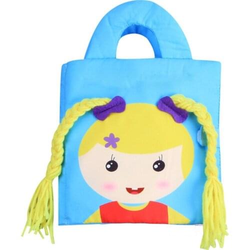 Montessori Toys Baby Early Learning Educational Materials Cloth Book Children Intelligence Development Kids Life Skill Training