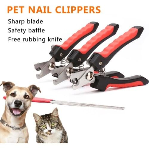 Pet Nail Clippers Dog Metal Nail Clippers Sharp Blade Durable Pet Nail Scissors Spring Design And Force Controllable Nail File