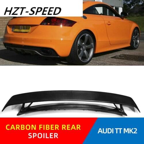 For AUDI TT MK2 Modification Carbon Fiber Rear Window Roof Spoiler Rear Roof Spoiler for AUDI