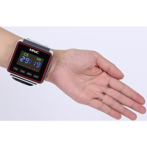 Cold Laser Blood Pressure Lowering Fat Sugar Semiconductor Laser Wrist Watch Instrument Elderly Care Diabetes Product